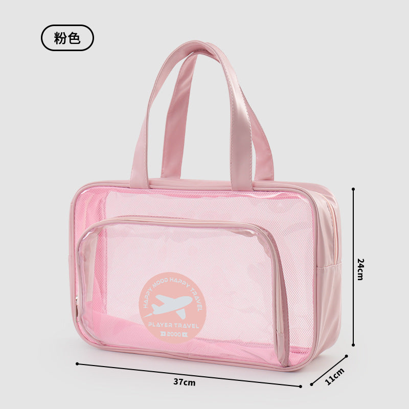 Mesh Shower Caddy Bag for Bathroom Gym Camping Portable Travel Mesh Toiletry Bag for Women Men