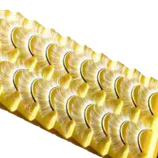 White Lashes Fairy Eyelashes Cat Eye Wispy Spiky False Eyelashes Cosplay Manga Lashes Halloween Easter Lashes Natural Anime White Fake Lashes Fox Eye Long Volume Fake Eyelashes