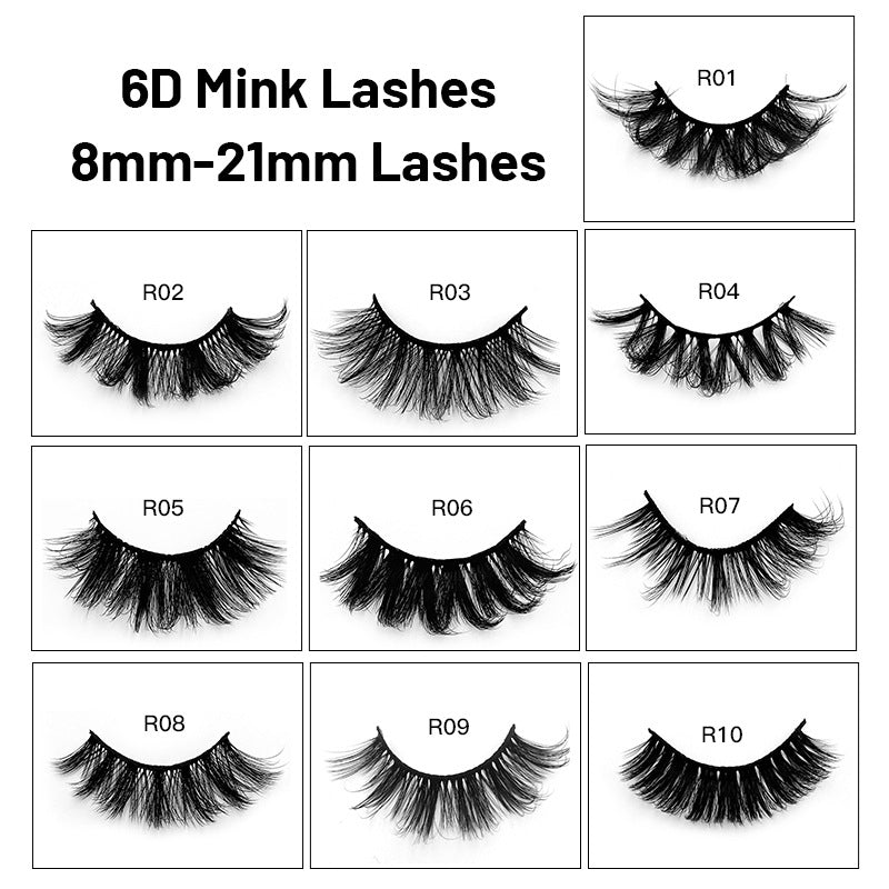 False Eyelashes 14mm Faux 3D Mink Lashes Natural Look Fluffy Cat Eye Wispy Lashes Pack, 3 Pairs