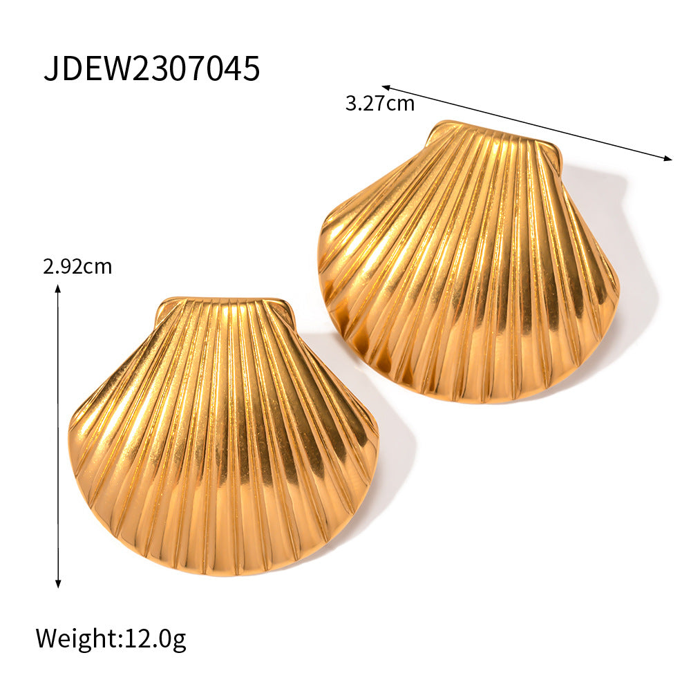 Chunky Gold Hoop Earrings for Women
