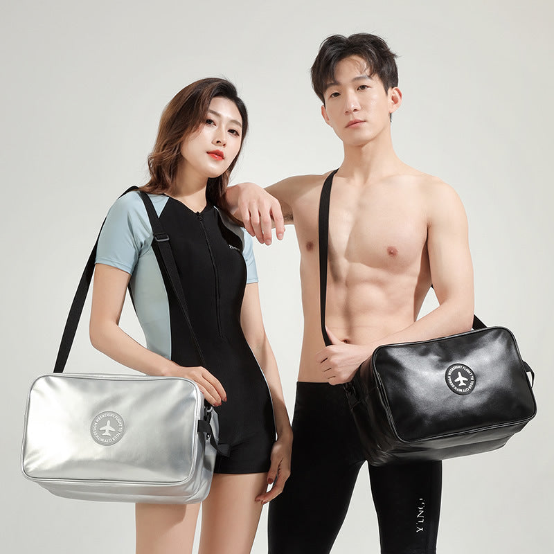 Gym Bag for Women/Men, Travel Duffle Bag Carry On Weekender Bag with Shoe Compartment