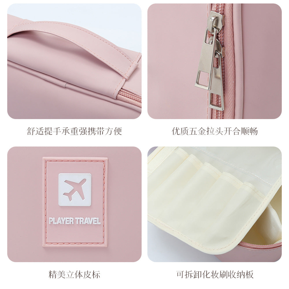 Travel Makeup Bag Makeup Organizer Countertop Case Toiletry Bag Cosmetic Bag for Women Makeup Storage Organizer Skincare Organizers Bathroom Counter Organizer Vanity Organizer Travel Essentials
