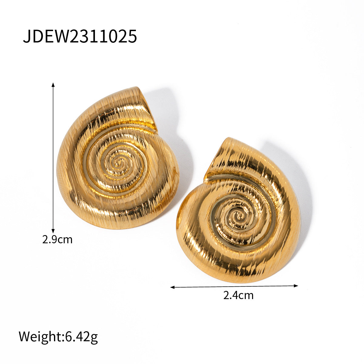 Chunky Gold Hoop Earrings for Women