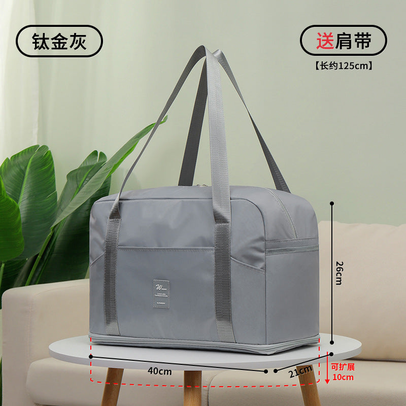 Travel Duffel Bag, Sports Tote Gym Bag, Shoulder Weekender Overnight Bag for Women