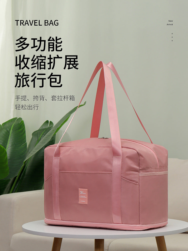 Travel Duffel Bag, Sports Tote Gym Bag, Shoulder Weekender Overnight Bag for Women