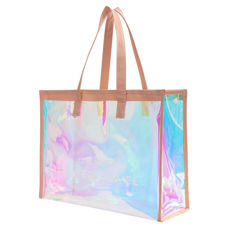 Travel Toiletry Bag for Women and Men, Translucent Toiletry Bag with Handy Handle, Makeup Cosmetic Organizer Bag for Travel Toiletries Accessories