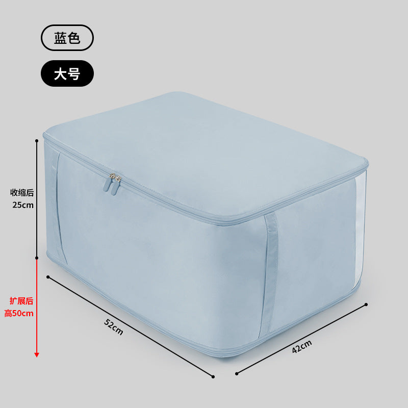 Comforter Storage Bag - Folding Organizer bag for King/Queen Comforters, Pillows, Blankets, Bedding/Quilt, Blanket, Duvet, Mothproof Space Saver