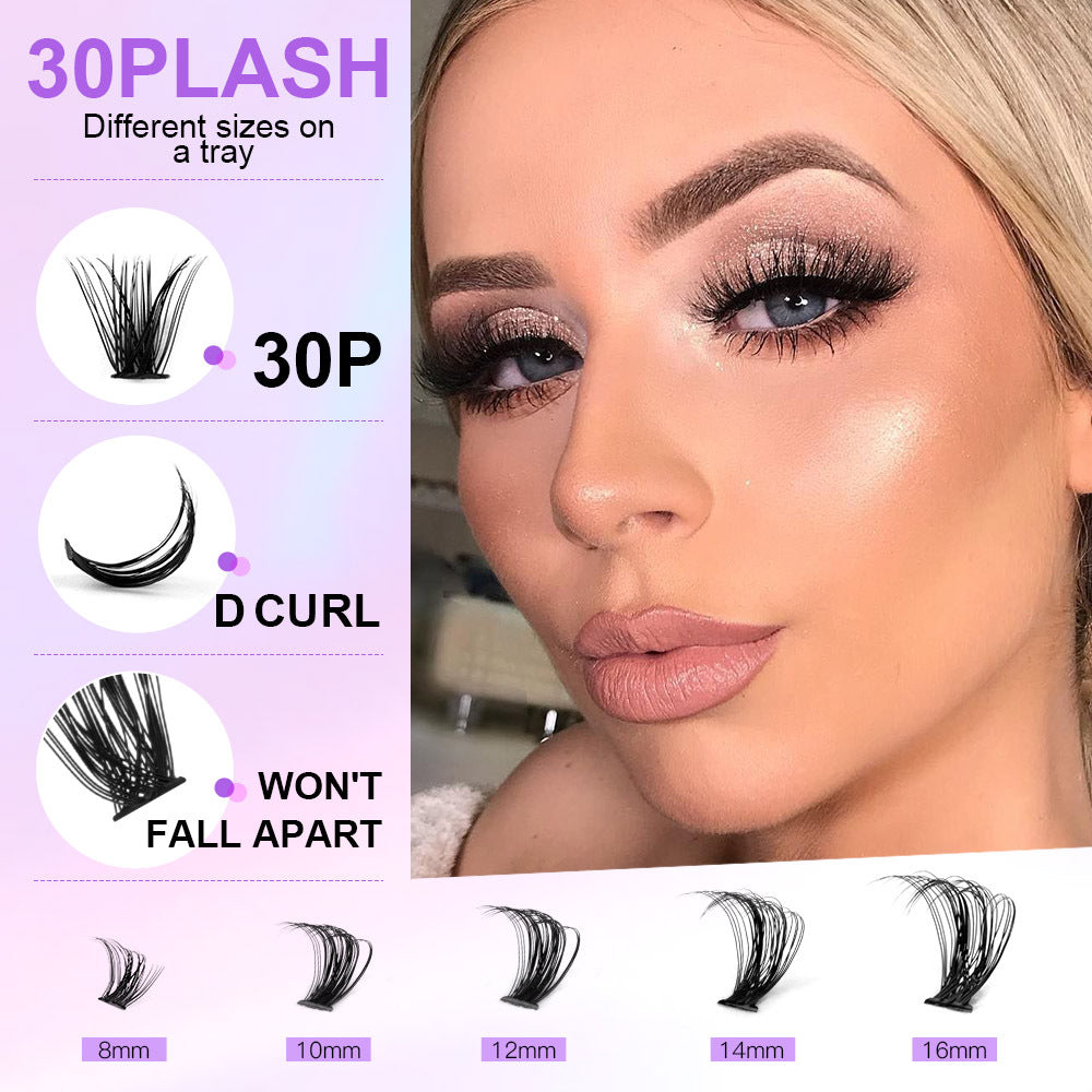 DIY Lash Extension Kit Individual Lashes Natural 10-16mm