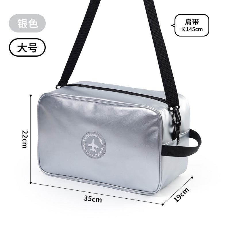 Gym Bag for Women/Men, Travel Duffle Bag Carry On Weekender Bag with Shoe Compartment