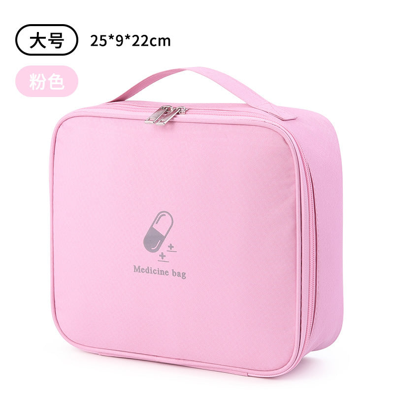 First Aid Bag, Empty Medical Supplies Organizer Bag Portable Trauma Kit for Home Office Kitchen Traveling Hiking Camping Backpacking Cycling
