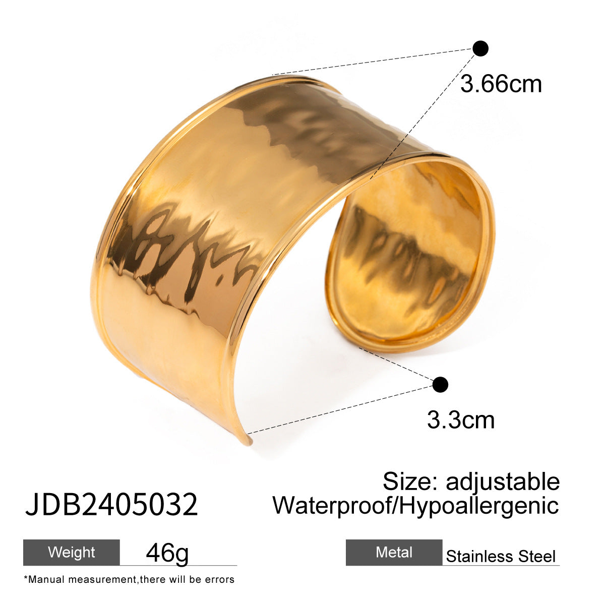 Gold Chunky Cuff Bracelets for Women Irregular Minimalist Statement Bangle Bracelets Set Open Wide Bangle Arm Cuff Upper Arm Punk Jewelry