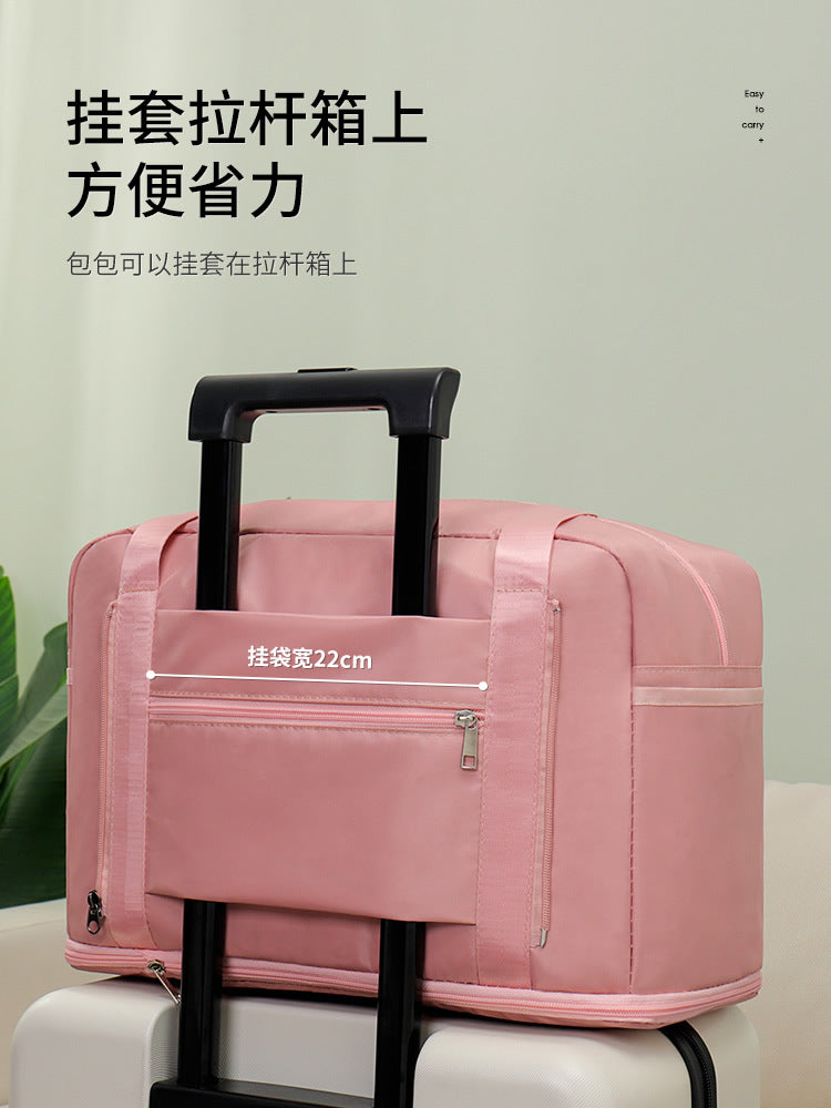 Travel Duffel Bag, Sports Tote Gym Bag, Shoulder Weekender Overnight Bag for Women