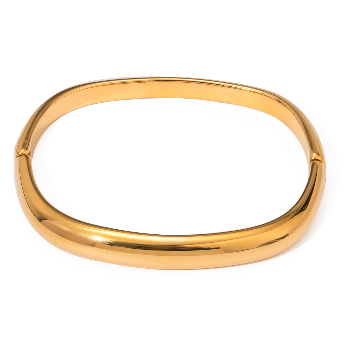 Teardrop Gold Cuff Bracelets for Women Adjustable 18K Gold Plated Chunky Open Cuff Bangle Bracelets Minimalist Thick Gold Wrist Cuff Bracelets
