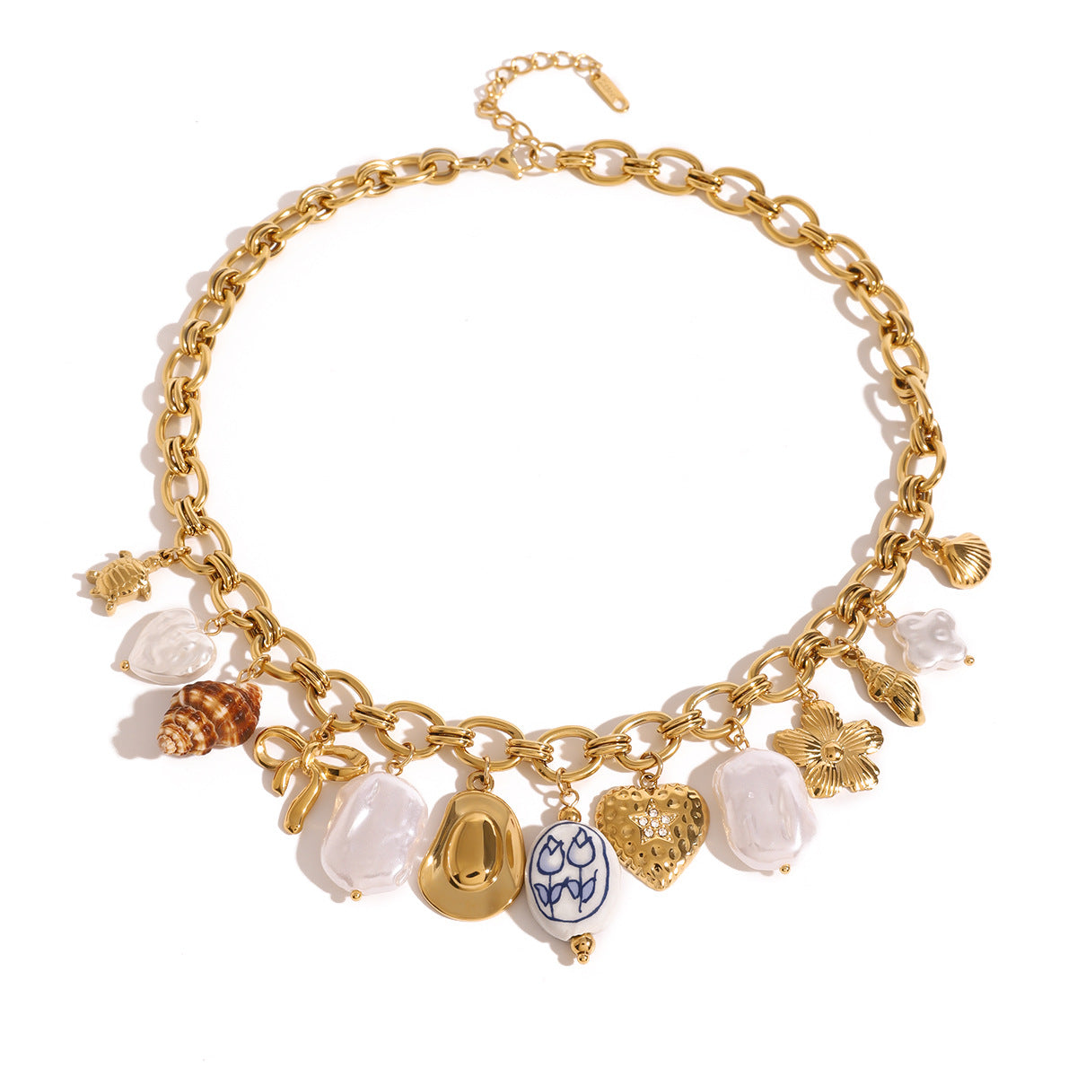 handcraft pearl shell necklace