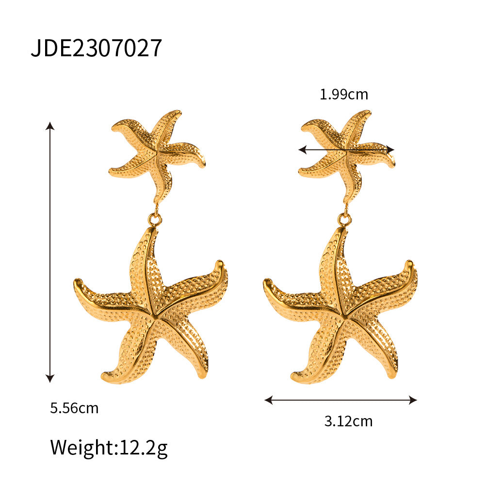 Chunky Gold Hoop Earrings for Women