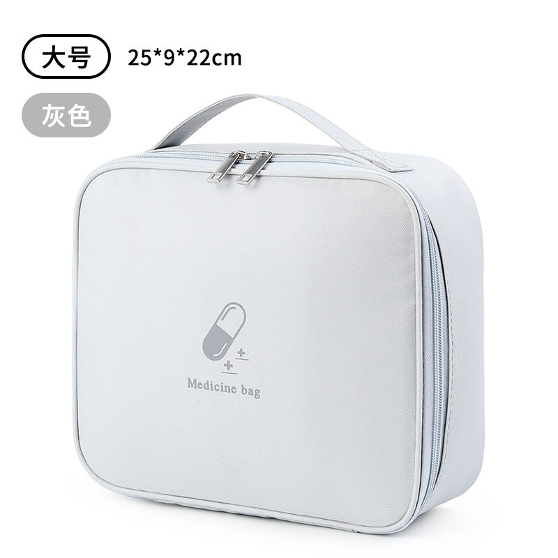 First Aid Bag, Empty Medical Supplies Organizer Bag Portable Trauma Kit for Home Office Kitchen Traveling Hiking Camping Backpacking Cycling