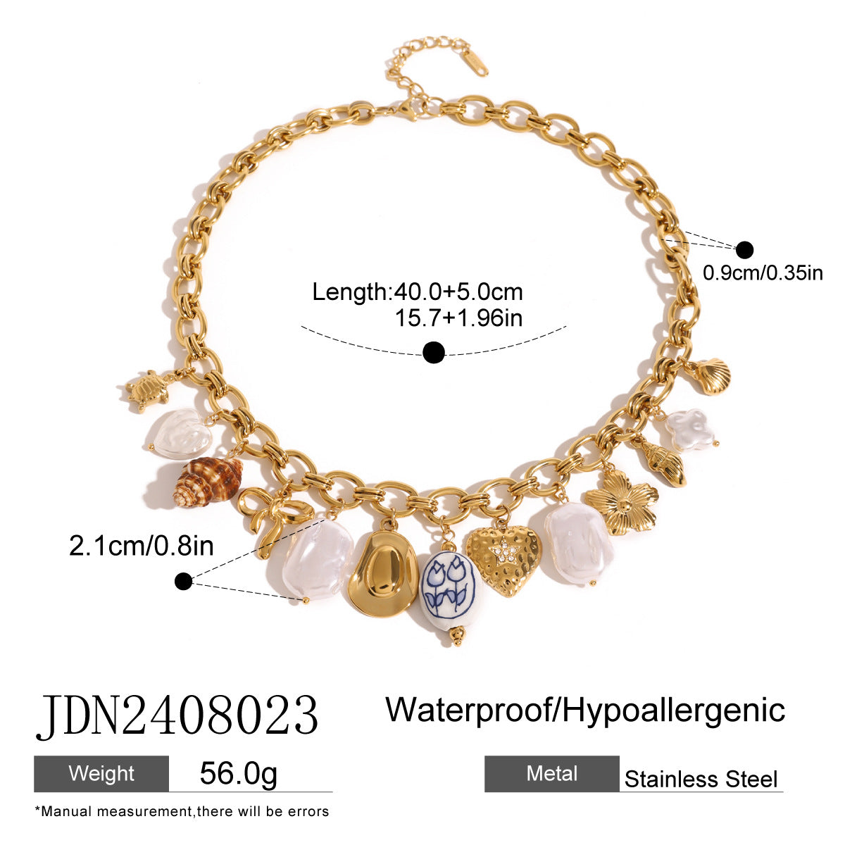 handcraft pearl shell necklace