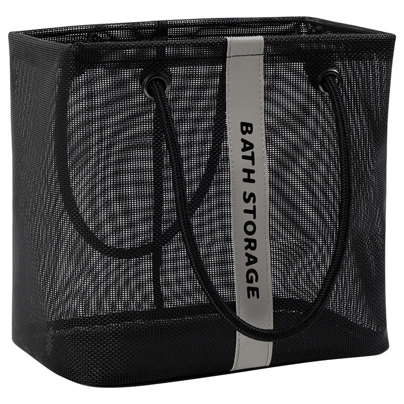 Mesh Shower Bag for Bathroom Gym Camping Portable Travel Mesh Toiletry Bag for Women Men