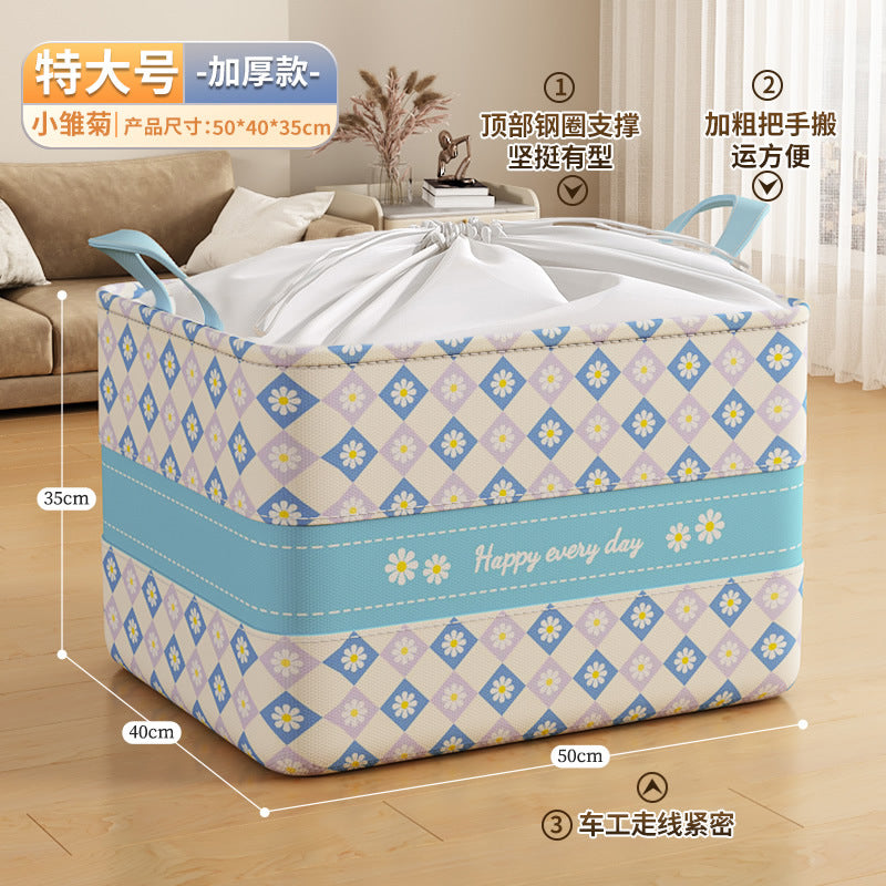 Canvas Comforters Bags Closet Organizers and Storage for Quilts Clothes