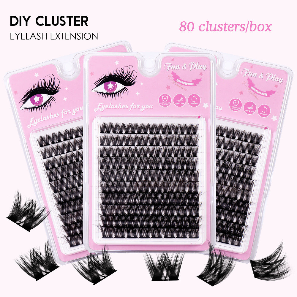 Eyelash Extension Kit D Curl Lash Clusters