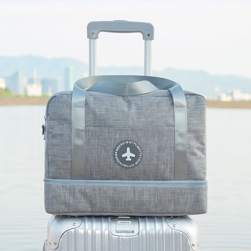 Travel Duffel Bag, Sports Tote Gym Bag, Shoulder Weekender Overnight Bag for Women/Men