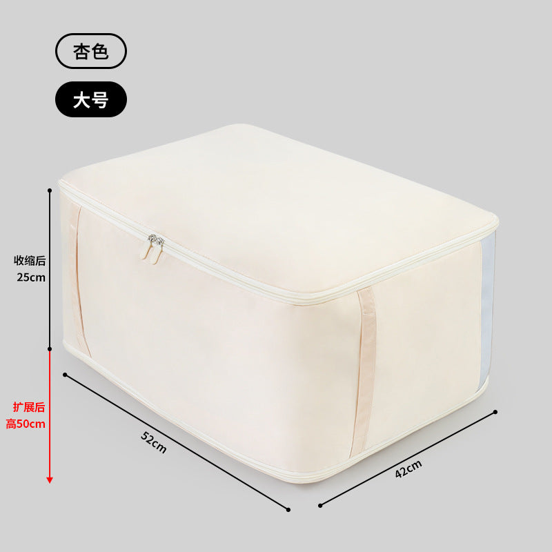 Comforter Storage Bag - Folding Organizer bag for King/Queen Comforters, Pillows, Blankets, Bedding/Quilt, Blanket, Duvet, Mothproof Space Saver
