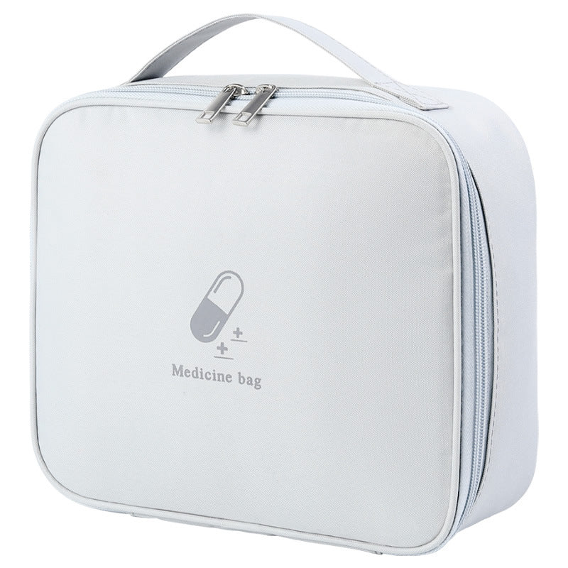 First Aid Bag, Empty Medical Supplies Organizer Bag Portable Trauma Kit for Home Office Kitchen Traveling Hiking Camping Backpacking Cycling