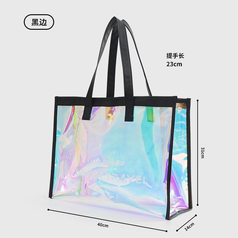 Travel Toiletry Bag for Women and Men, Translucent Toiletry Bag with Handy Handle, Makeup Cosmetic Organizer Bag for Travel Toiletries Accessories