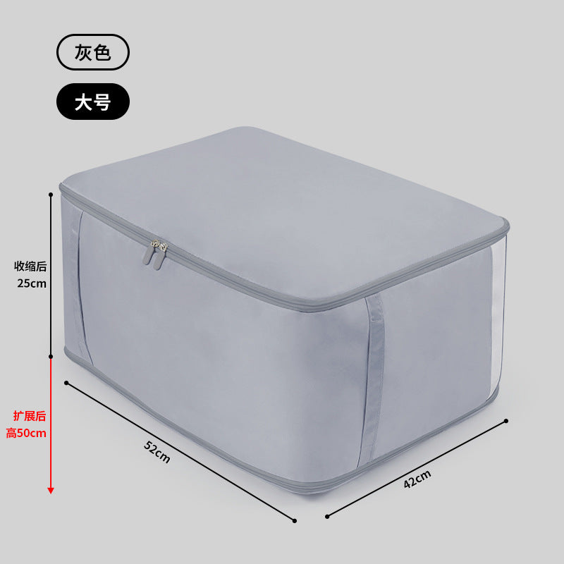 Comforter Storage Bag - Folding Organizer bag for King/Queen Comforters, Pillows, Blankets, Bedding/Quilt, Blanket, Duvet, Mothproof Space Saver