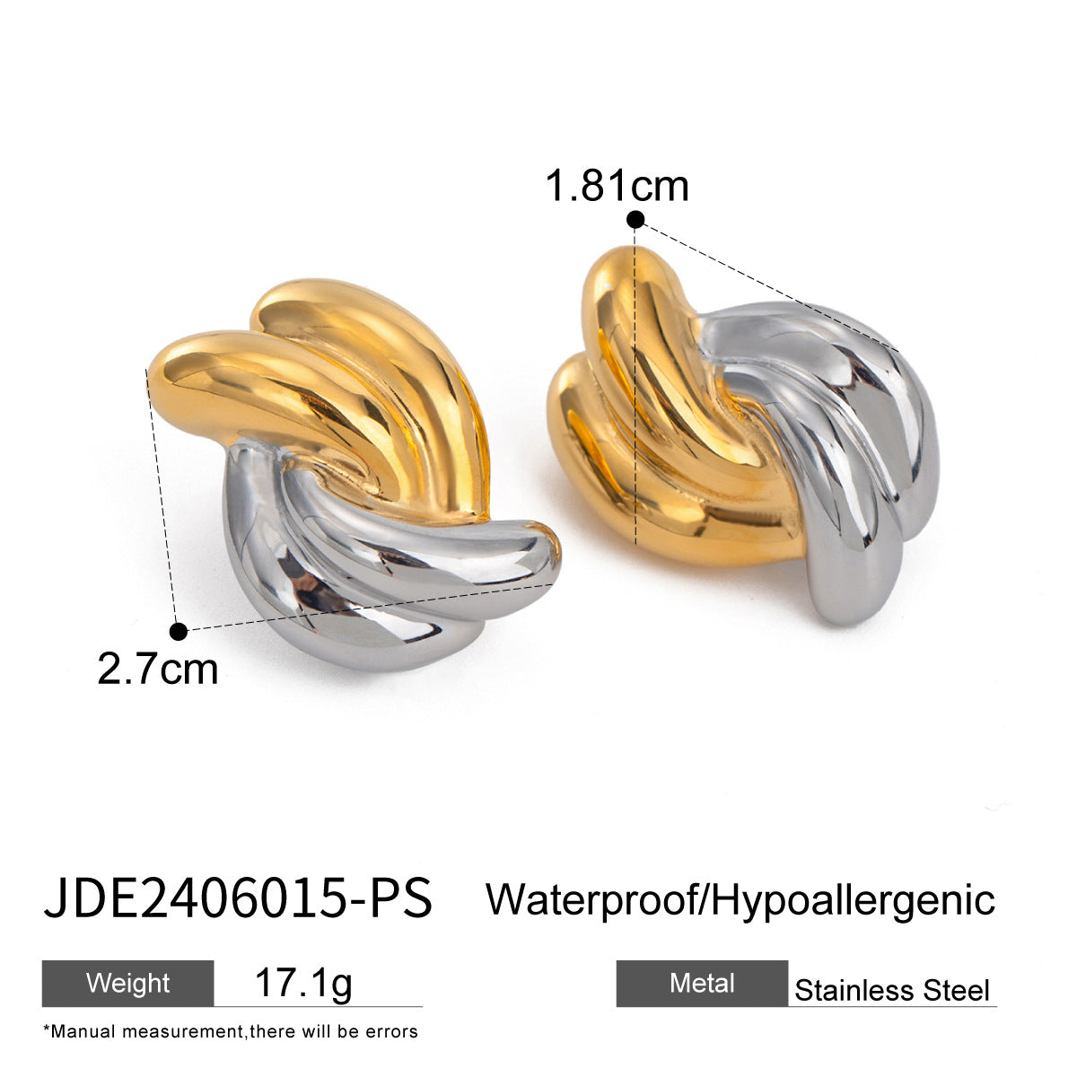 Chunky Gold Earrings for Women