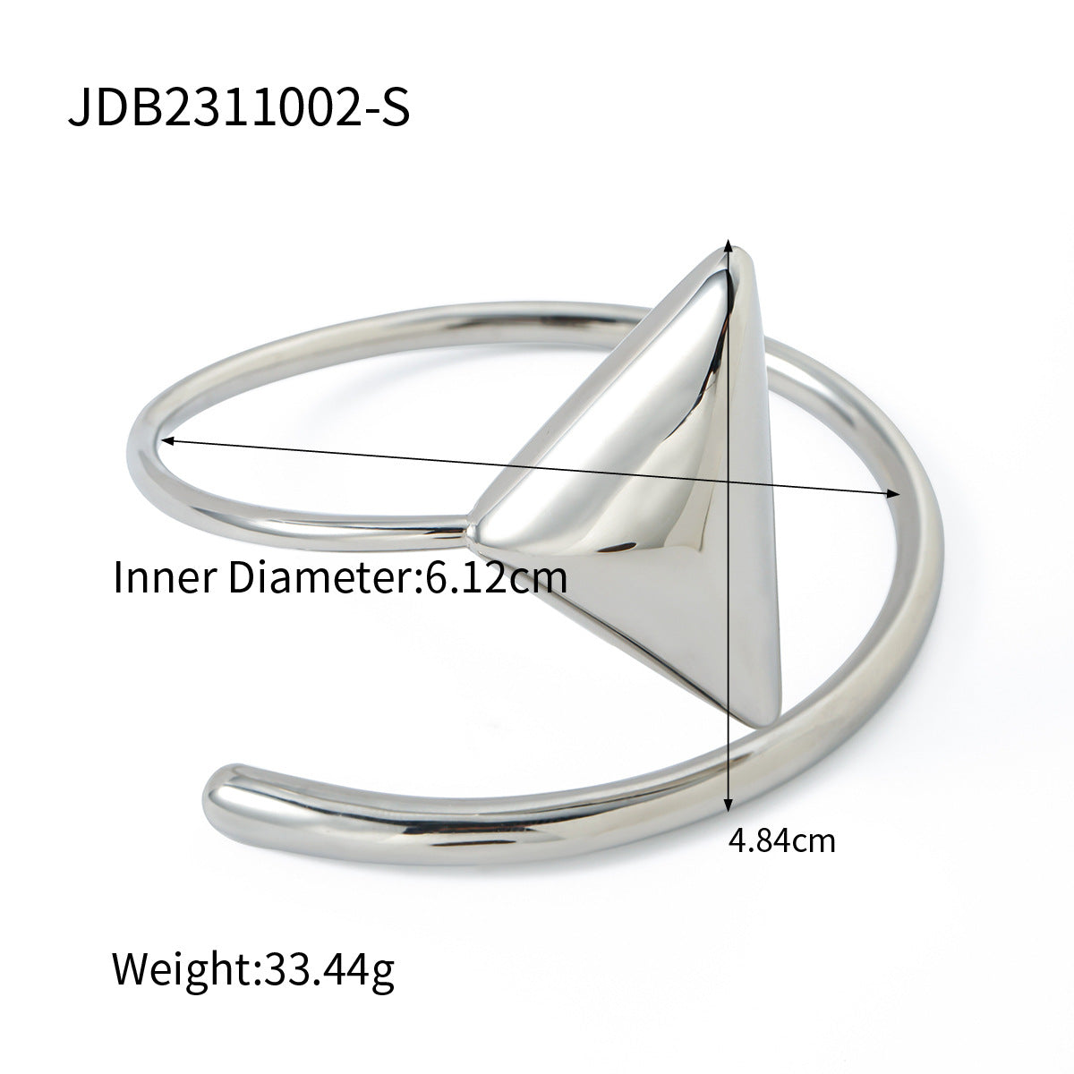 Stainless Steel Adjustable Cuff Bangle Bracelet for Men Women Minimalist