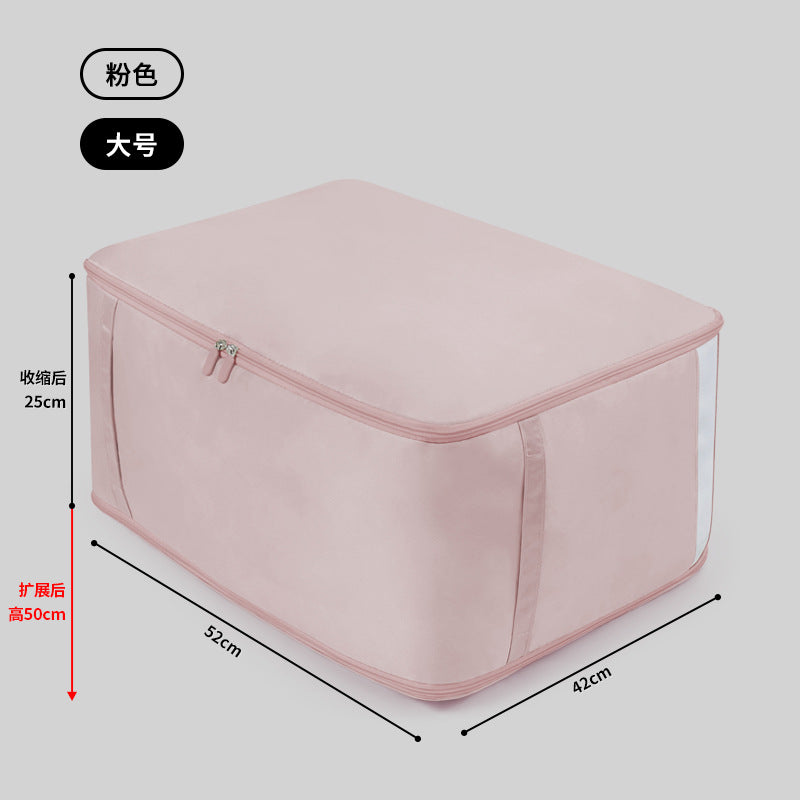 Comforter Storage Bag - Folding Organizer bag for King/Queen Comforters, Pillows, Blankets, Bedding/Quilt, Blanket, Duvet, Mothproof Space Saver