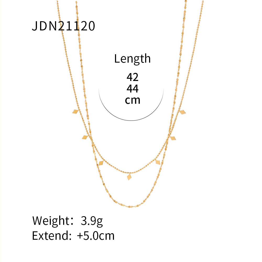 Waterproof & Sweatproof Simple Womens Necklaces for Everyday Wear