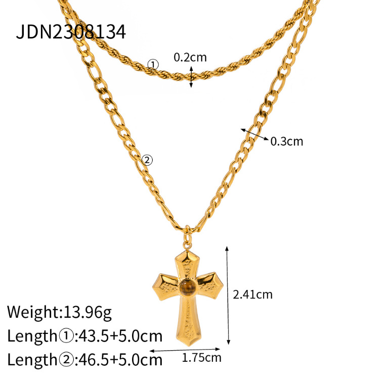 women steel necklace