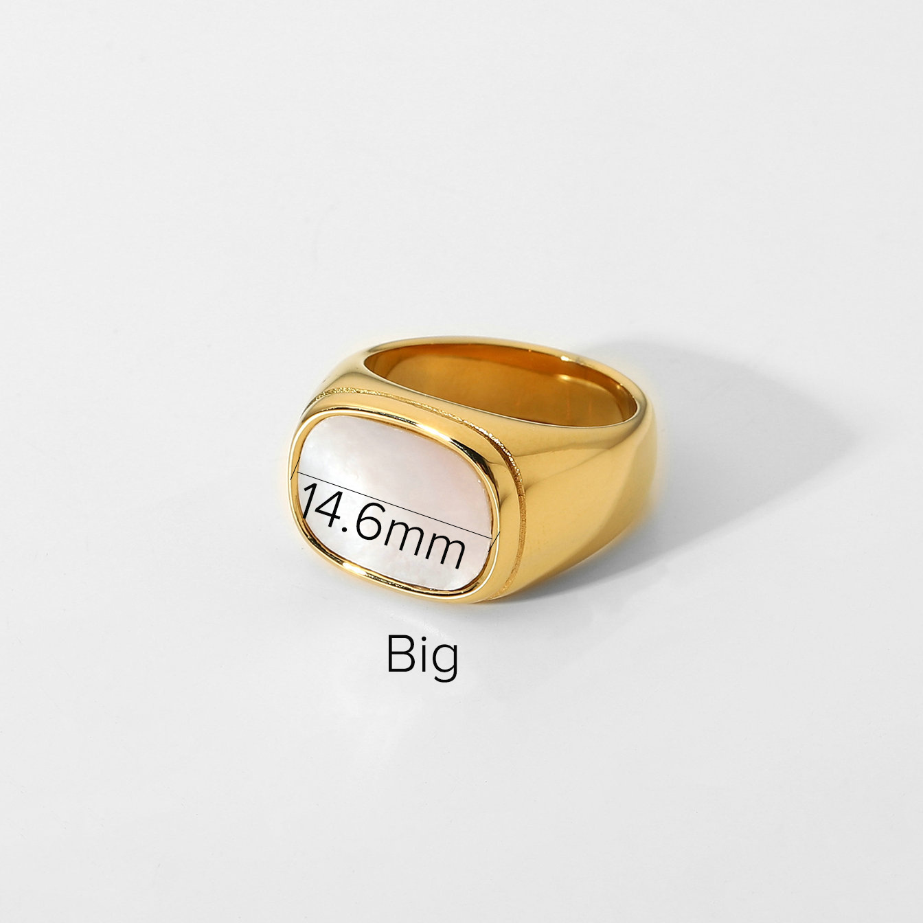 Chunky Gold Rings for Women Adjustable Dainty Silver Rings for Women Gold Stackable Thin Rings Bold Thick Statement Rings