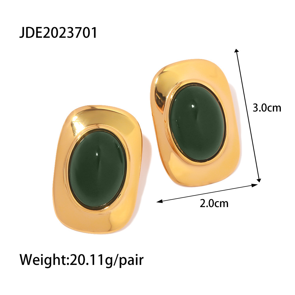 Chunky Gold Earrings for Women, Geometric Dangle Drop Earrings Chunky Trendy Knot Stud Hypoallergenic Fashion Jewelry Gift