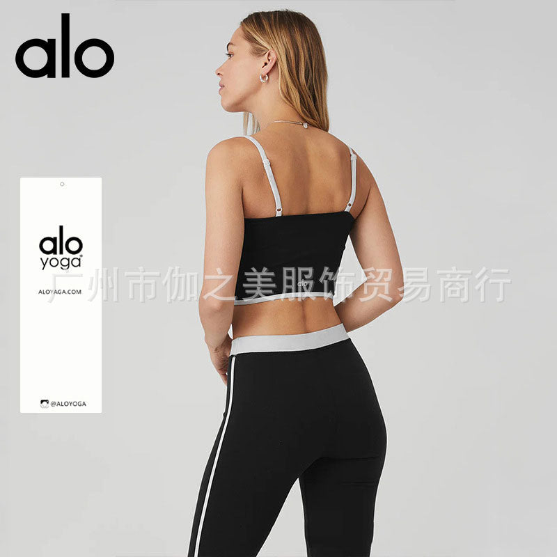 Womens' Sports Bra Longline Wirefree Padded with Medium Support