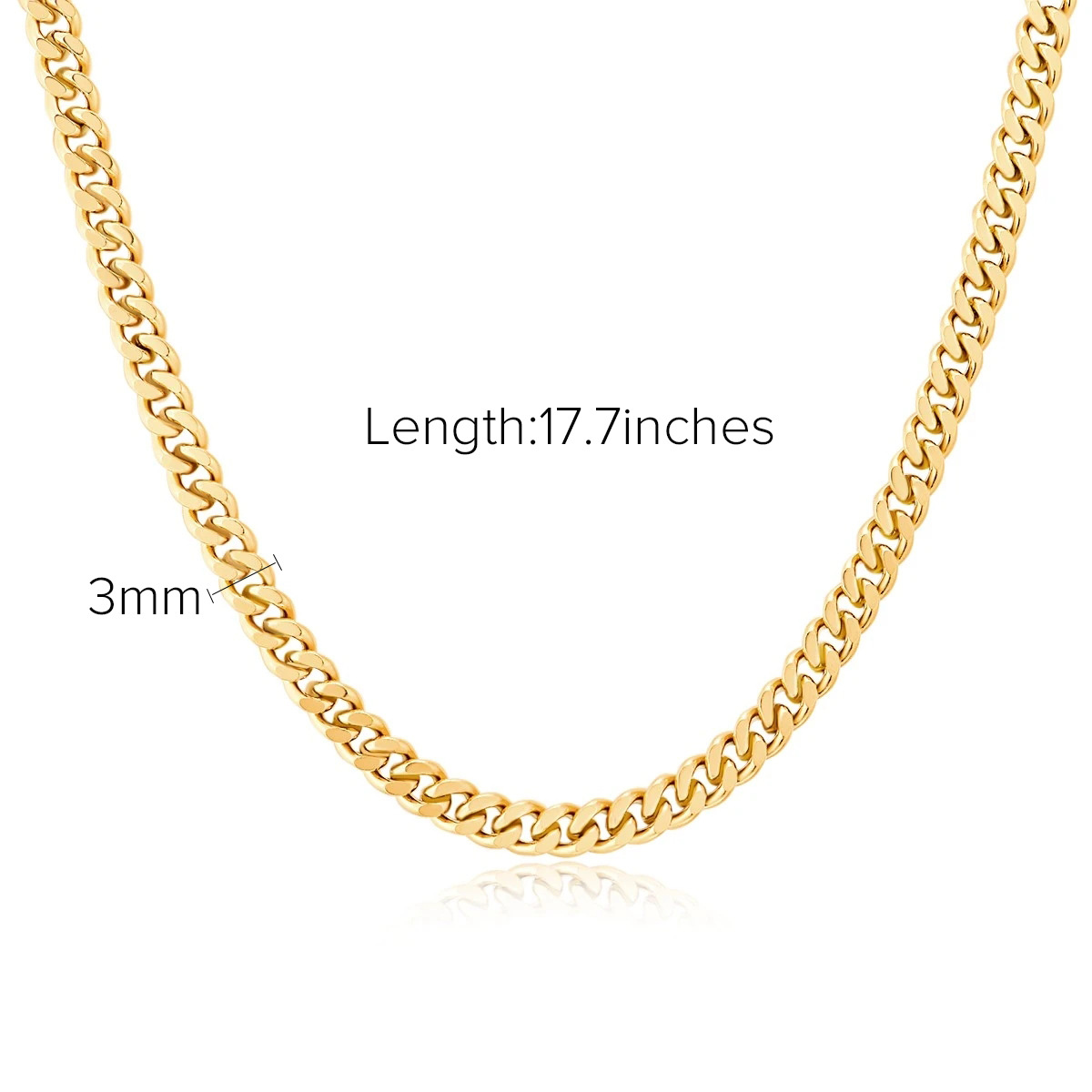 Mens Stainless Steel Chain Necklaces 5/7/9/12 MM Chunky Miami Cuban Link Chain Necklace Bracelet Silver/Gold/Black Chains for Men 18"-30"