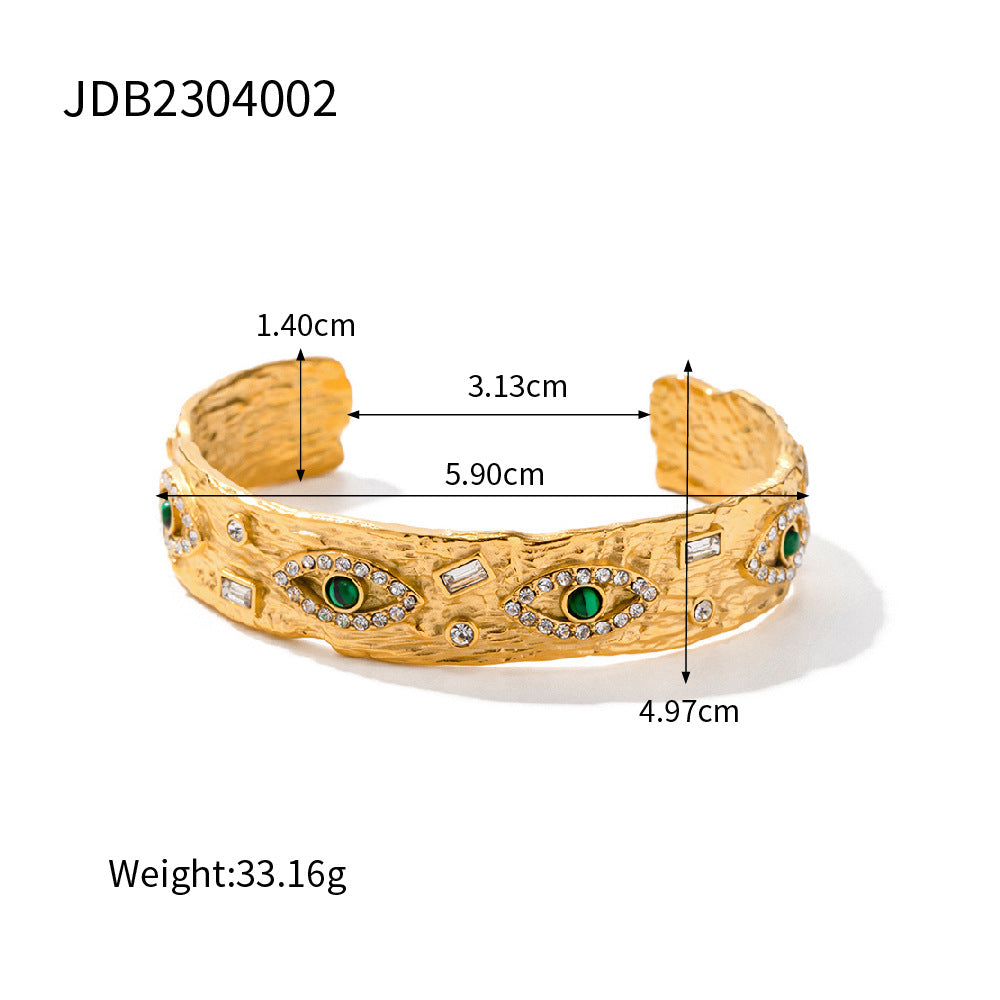 Chunky Gold Bangle Bracelets for Women