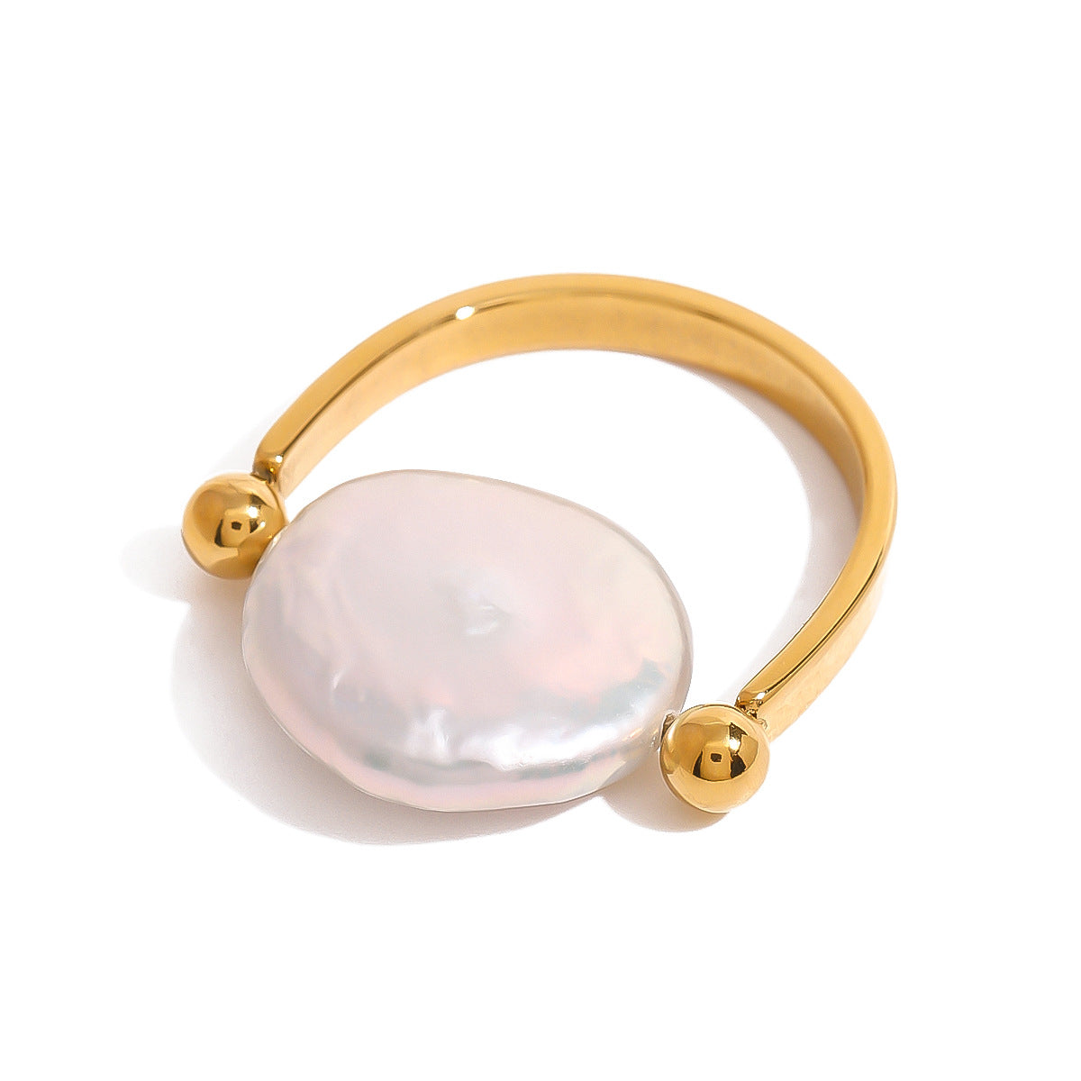 Handcrafted Baroque Pearl Ring