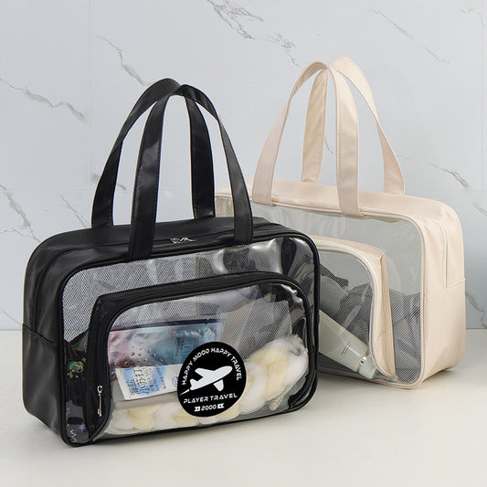 Mesh Shower Caddy Bag for Bathroom Gym Camping Portable Travel Mesh Toiletry Bag for Women Men