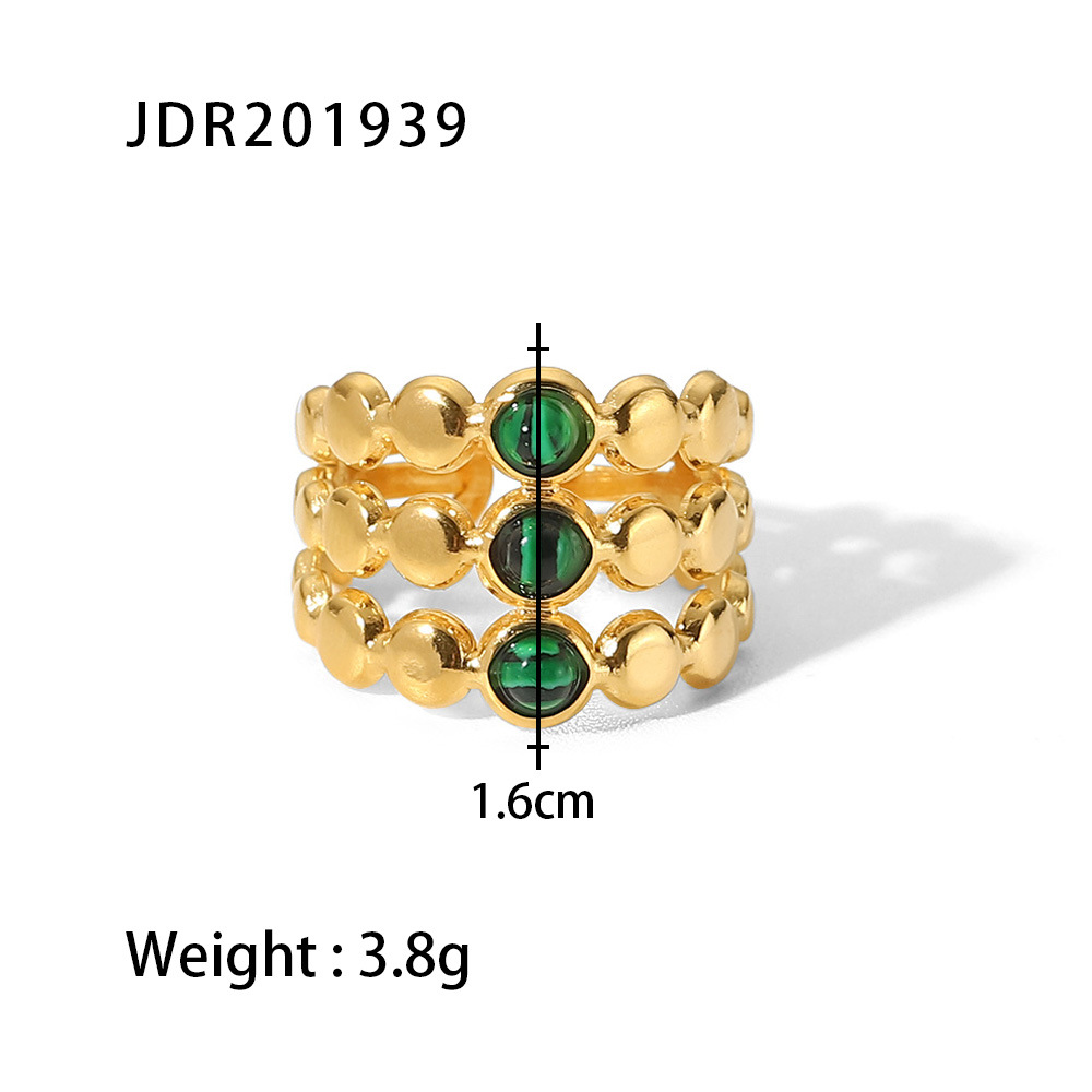 Chunky Knuckle Rings for Women Plated Crystal Zirconia Ring Stacked Opening Adjustable Rings Liquid Irregular Ring Set Prom Jewelry