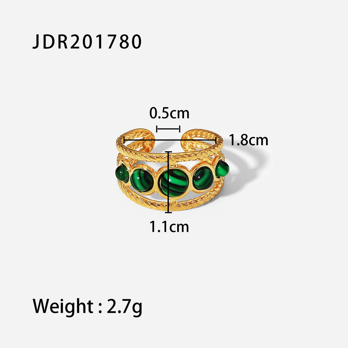 Chunky Knuckle Rings for Women Plated Crystal Zirconia Ring Stacked Opening Adjustable Rings Liquid Irregular Ring Set Prom Jewelry